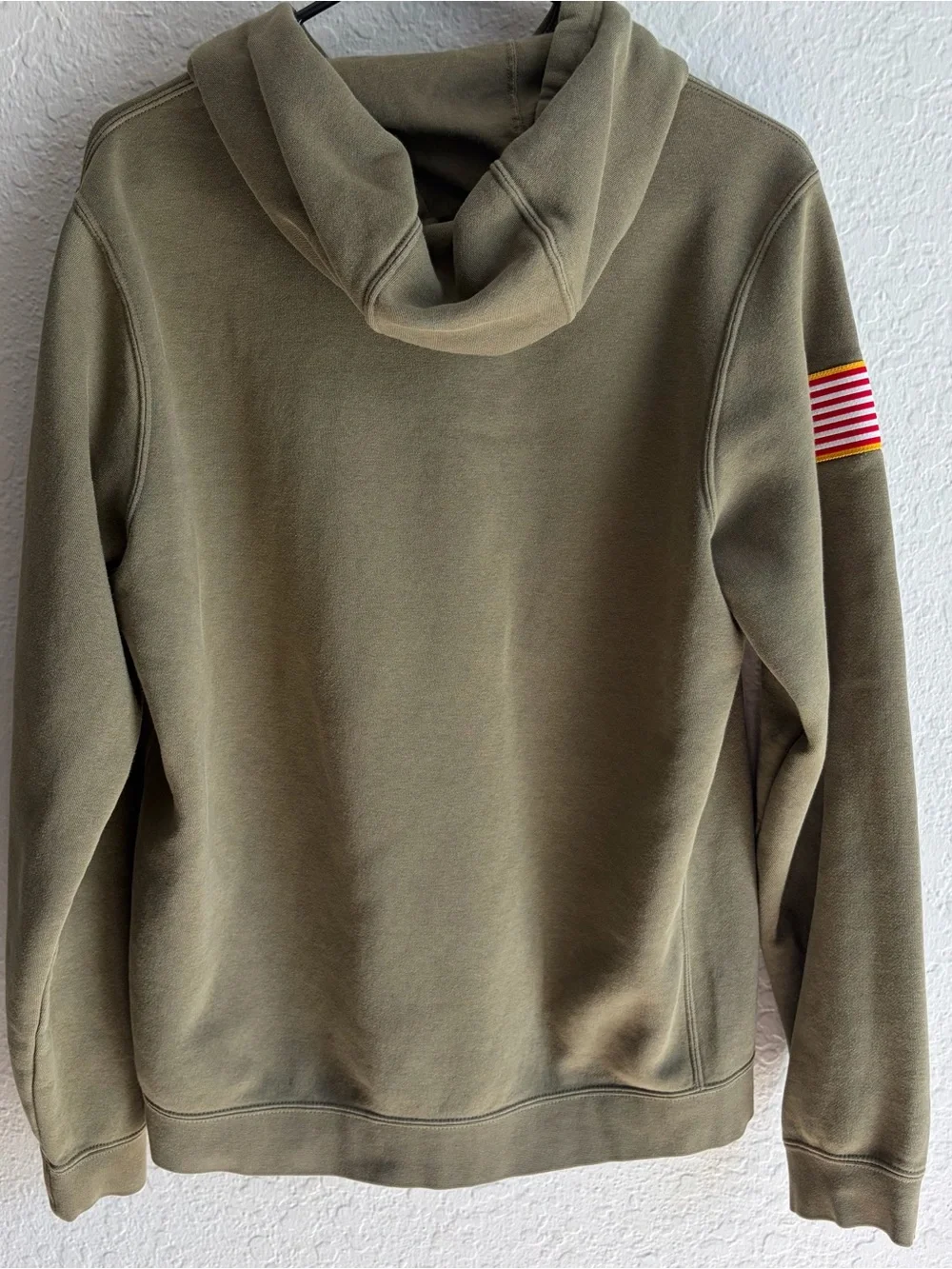 Nike Pitt Panthers Olive Salute To Service Hoodie - Men’s Medium